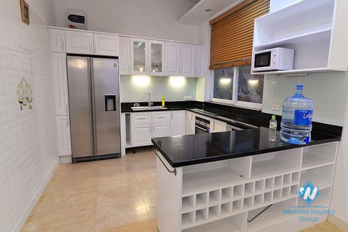 Nice villa for rent in Ciputra, Tay Ho, Hanoi, Unfurnished